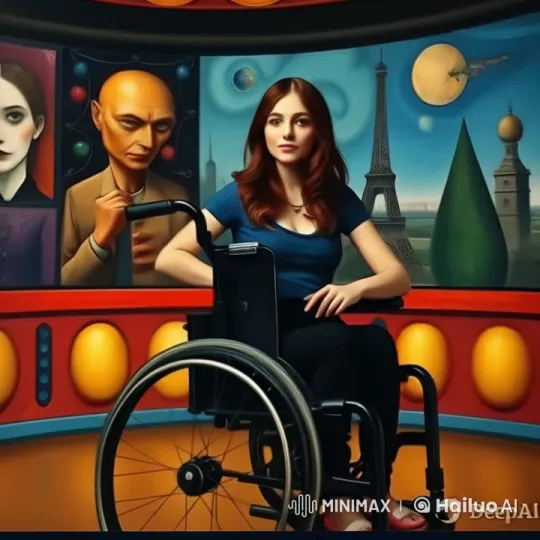 Animated Video Showcases Young Woman's Empowerment with Cerebral Palsy – AI Generated Video | Hailuo AI