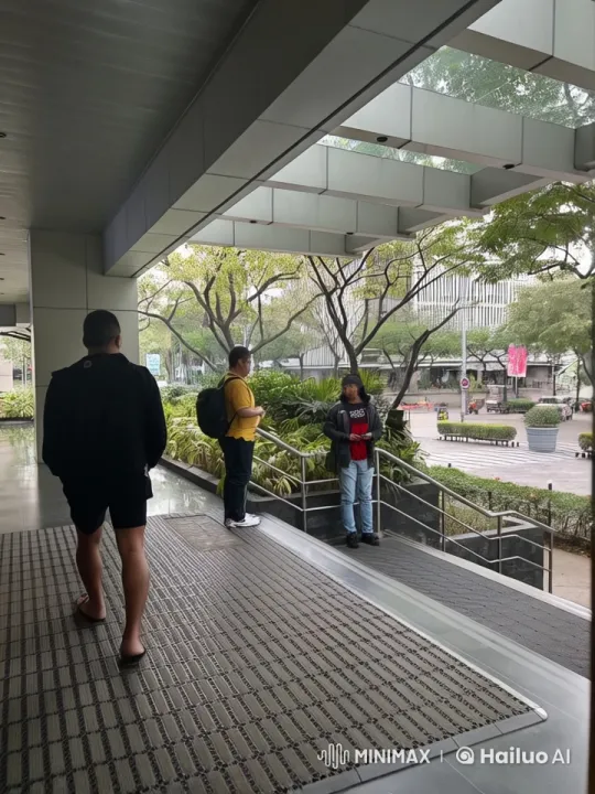 Dynamic Interaction in Urban Plaza with Live2D Animation – AI Generated Video | Hailuo AI