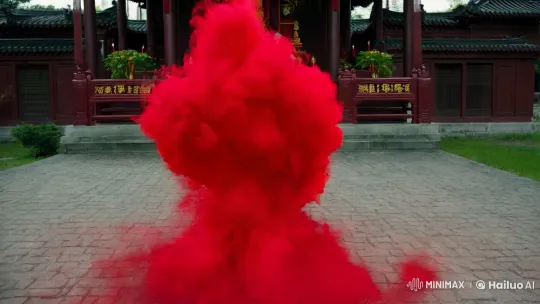 Possessed Woman Transforms into a Terrifying Demon in Chinese Church Scene – AI Generated Video | Hailuo AI