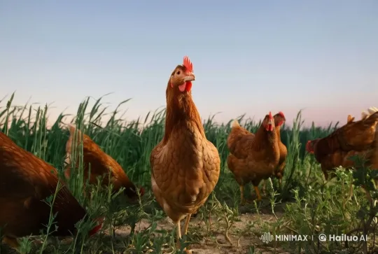 Chickens in Art Workshop - Live2D Creative Scene – AI Generated Video | Hailuo AI
