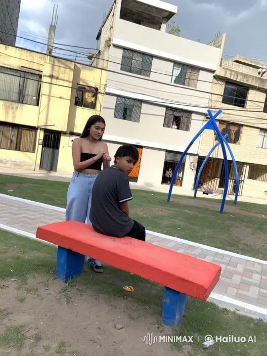 Romantic Park Encounter Captured in Live2D Animation – AI Generated Video | Hailuo AI