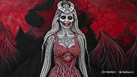 Haunting Female Figure with Cordyceps Infection in Surreal Art Style – AI Generated Video | Hailuo AI