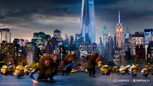 Hobbits vs Minions in NYC with Avengers Tower – AI Generated Video | Hailuo AI