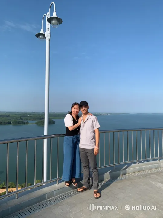 Couple Practicing Kung Fu with Scenic Background – AI Generated Video | Hailuo AI