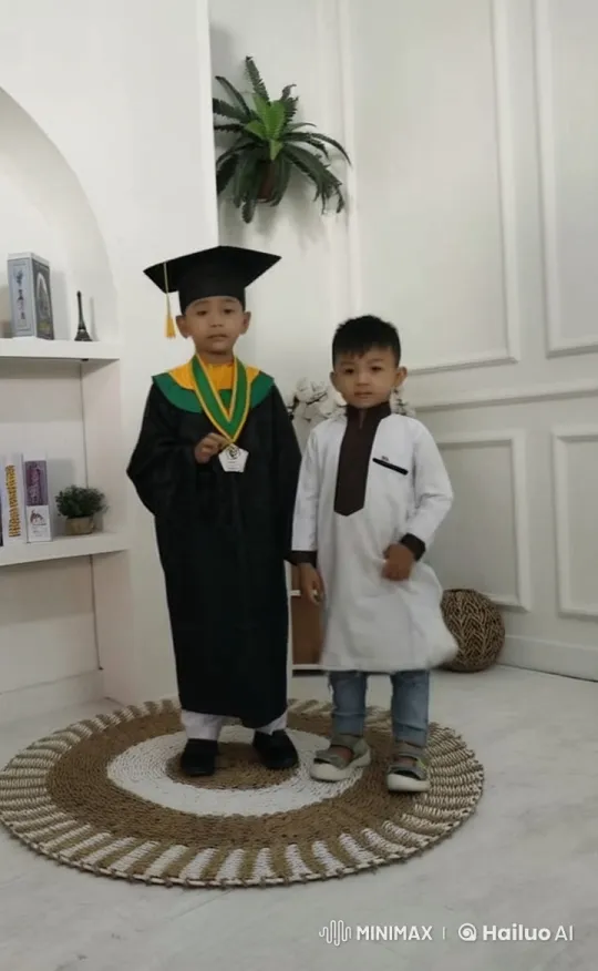 Children Displaying Martial Arts Skills in a Decorated Room – AI Generated Video | Hailuo AI