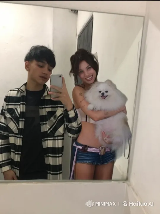 Girl and Boy Share Intimate Moment with Pet in Live2D Animation – AI Generated Video | Hailuo AI