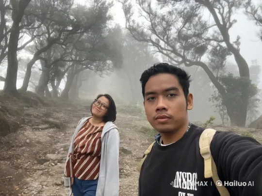 Martial Arts Fight in Eerie Forest Setting – AI Generated Video | Hailuo AI