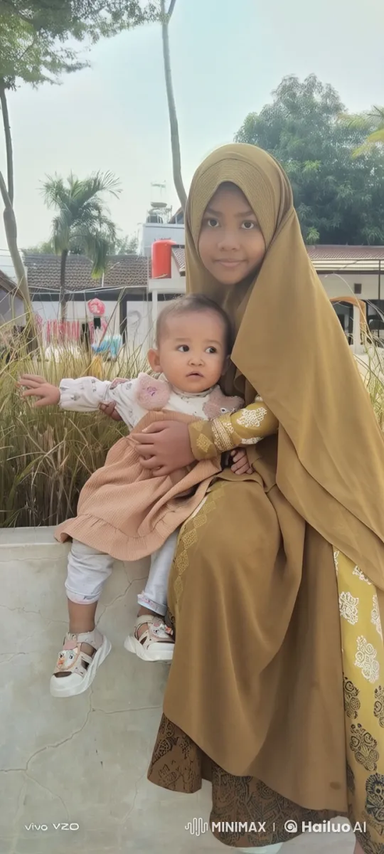 Family Moment: Woman and Child in Outdoor Setting – AI Generated Video | Hailuo AI