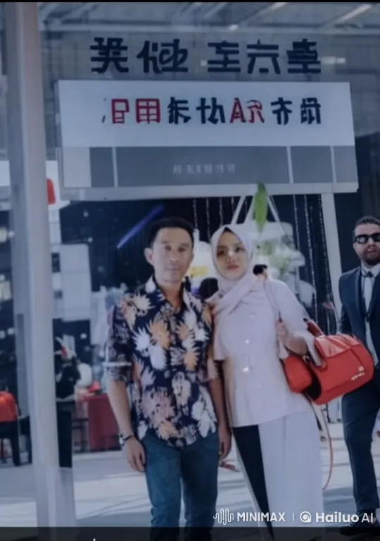 Joyful Pair at Festive Event in Live2D Animation – AI Generated Video | Hailuo AI