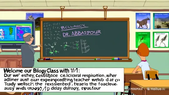 Title: 'Biology Class with Dr. Abbaspour' – AI Generated Video | Hailuo AI