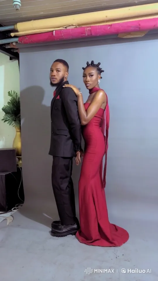 Couple in Studio Engages in Graceful Kung Fu Dance – AI Generated Video | Hailuo AI