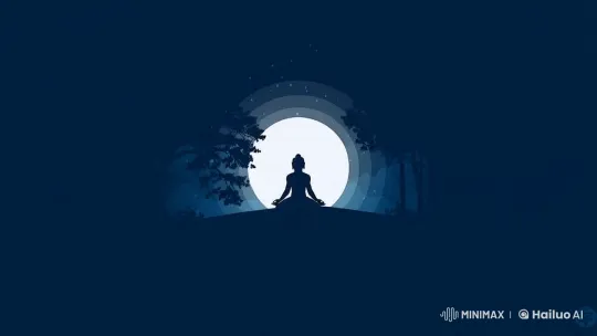 Buddha's Serene Meditation to Standing Blessing Animation – AI Generated Video | Hailuo AI