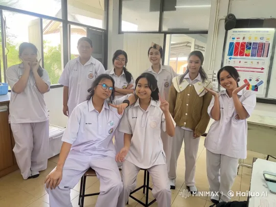Live2D Animated Kung Fu Battle in Classroom Setting – AI Generated Video | Hailuo AI