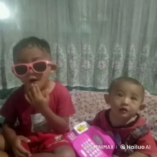 Playful Siblings: Kungfu and Toy Cash Register – AI Generated Video | Hailuo AI