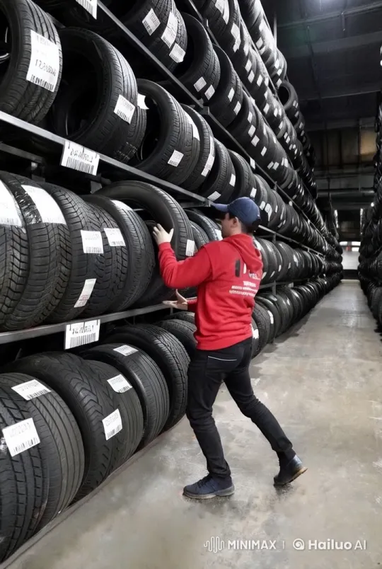 Modern Youth Battles Ancient Pharaoh Khufu in Tire Shop – AI Generated Video | Hailuo AI