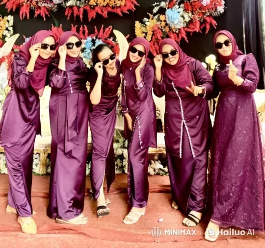 Six Women Perform Synchronized Dance in Colorful Setting – AI Generated Video | Hailuo AI