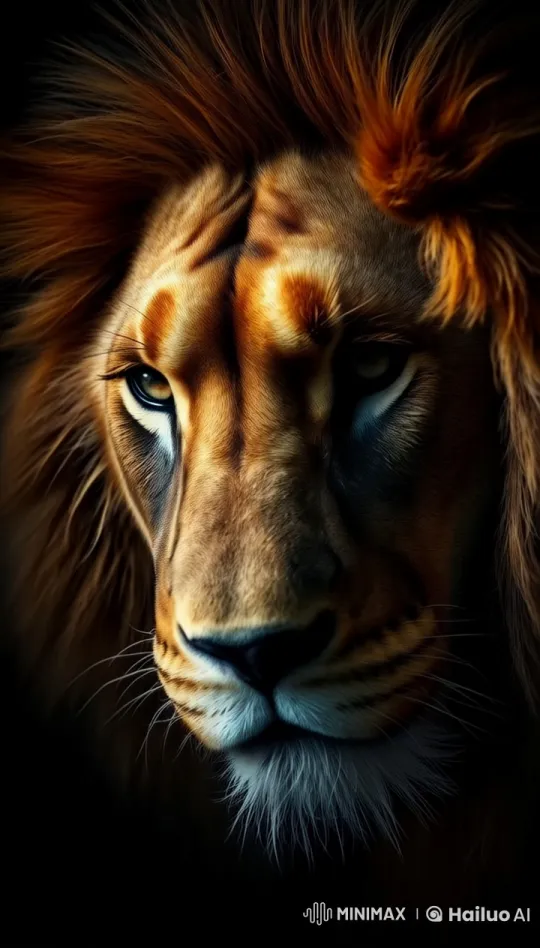 4K Live2D Lion Face: Majestic Realism and Graceful Animation – AI Generated Video | Hailuo AI