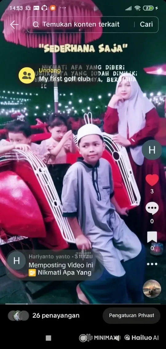 Family Enjoyment and Kungfu in Live2D Animation – AI Generated Video | Hailuo AI