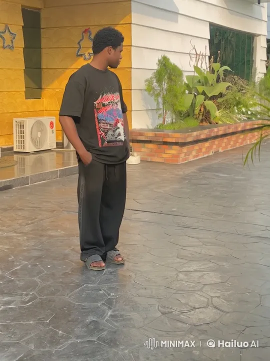 Young Man Demonstrates Kung Fu in Courtyard Setting – AI Generated Video | Hailuo AI