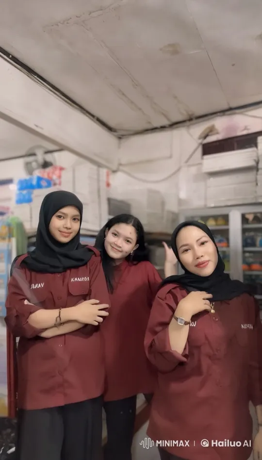 Women in Red Uniforms Demonstrate Kungfu in Busy Store – AI Generated Video | Hailuo AI