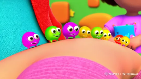 Playful Germs on Child's Hands in Whimsical Cartoon Setting – AI Generated Video | Hailuo AI