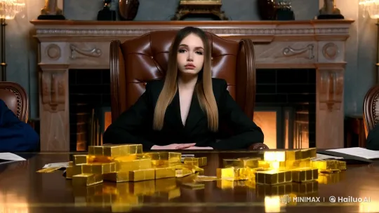Female Mafia Boss Commands Respect Amidst Wealth – AI Generated Video | Hailuo AI
