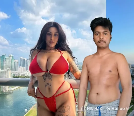 Couple Embraces on City Balcony with Intimate Kiss – AI Generated Video | Hailuo AI