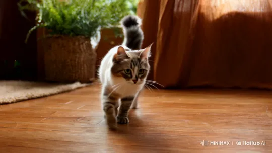 Fluffy Pawed Cat: Playful, Pouncing, and Cozy – AI Generated Video | Hailuo AI