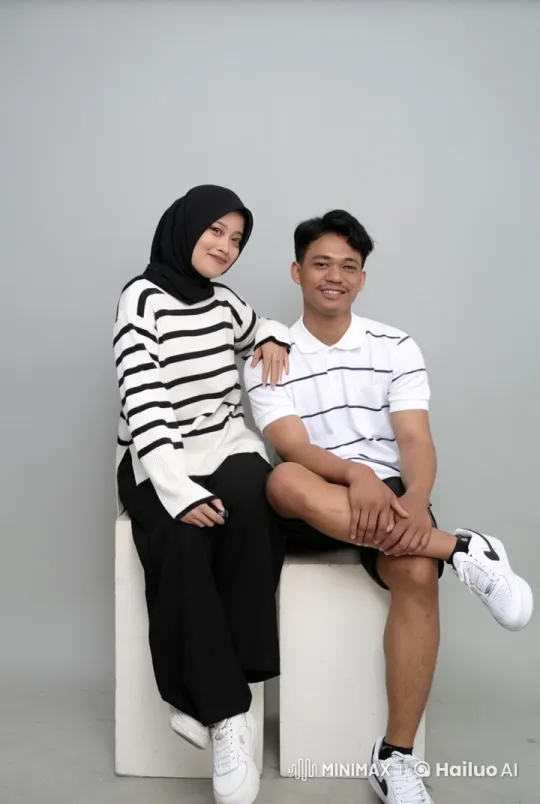 Two Individuals in a Minimalistic Setting with Subtle Movements – AI Generated Video | Hailuo AI