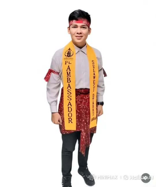 Young Man in Traditional Attire Performing Funny Dance – AI Generated Video | Hailuo AI