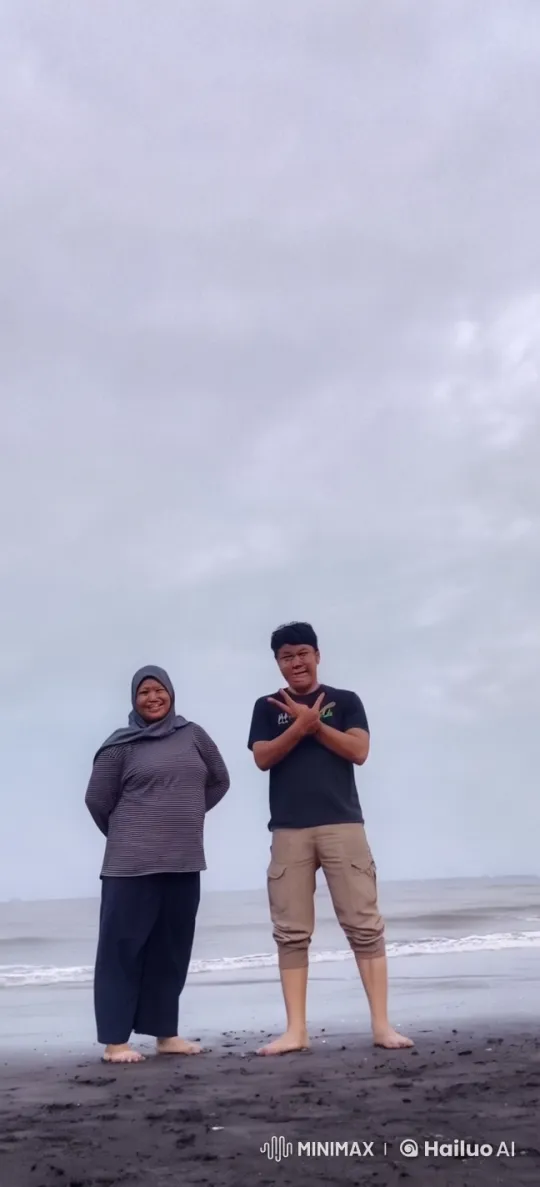 Live2D Coastal Kungfu Fight with Dramatic Beach Backdrop – AI Generated Video | Hailuo AI