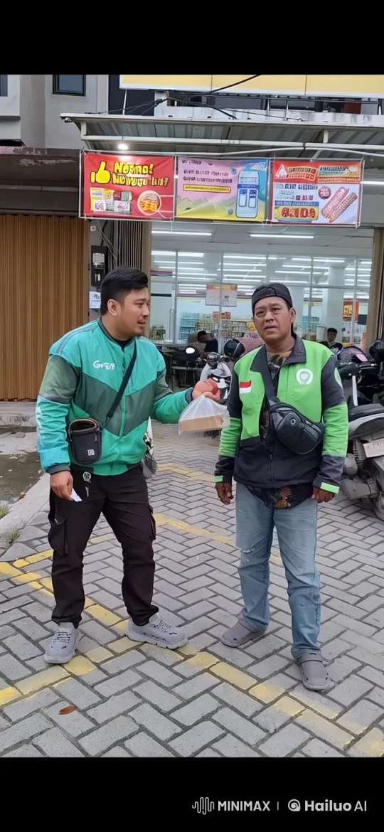 Live2D Delivery Riders Engage in Dynamic Kungfu Battle – AI Generated Video | Hailuo AI