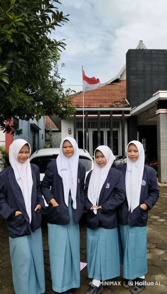 Indonesian Schoolgirls Perform Kungfu in Live2D Animation – AI Generated Video | Hailuo AI