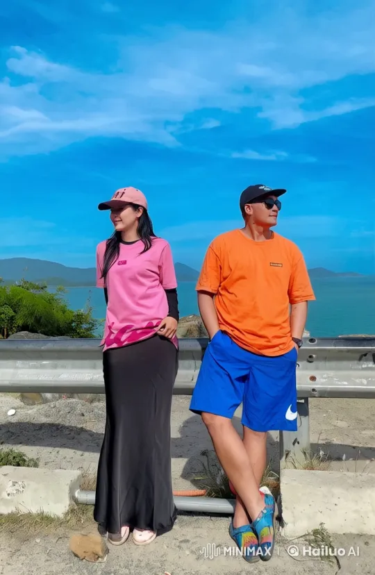 Live2D Animated Kungfu Duo Showcases Martial Arts Over Scenic Landscape – AI Generated Video | Hailuo AI