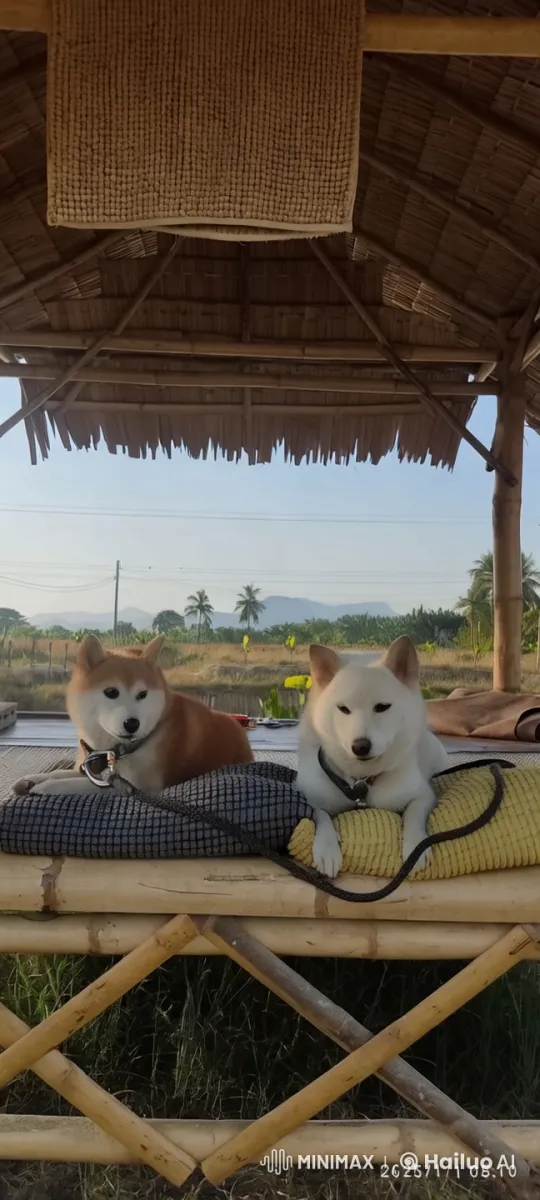 Shiba Inus Engage in Playful Kung Fu Duel – AI Generated Video | Hailuo AI