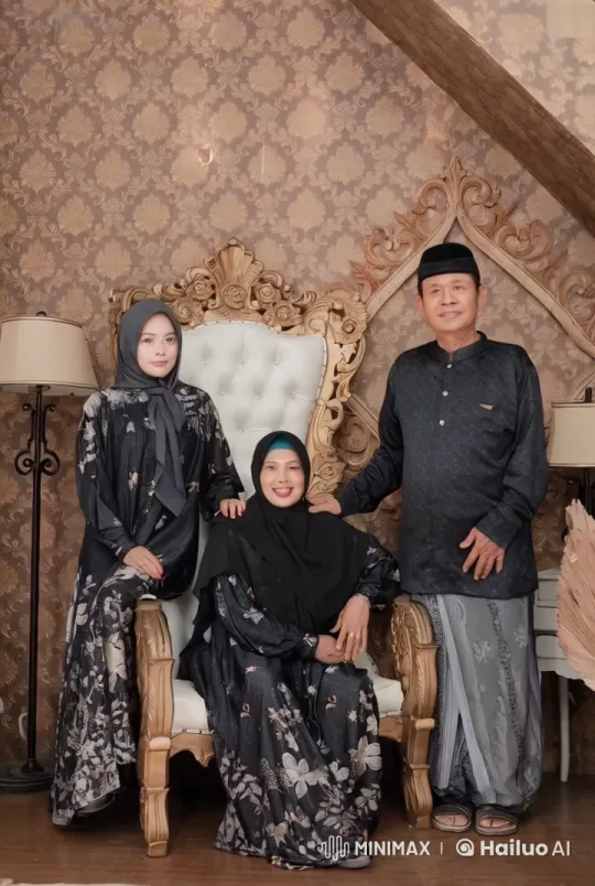 Family Performs Coordinated Kungfu Routine – AI Generated Video | Hailuo AI