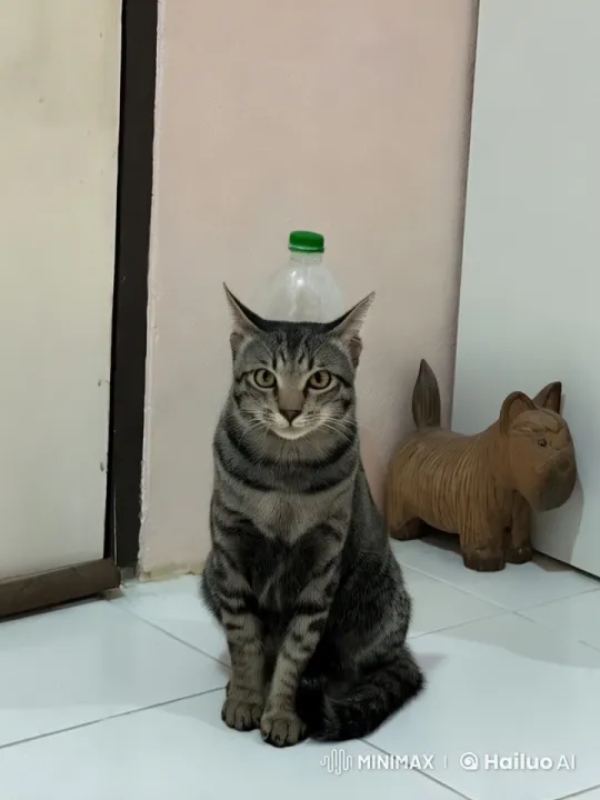 Tabby Cat Showcases Kungfu Skills in Live2D Animation – AI Generated Video | Hailuo AI