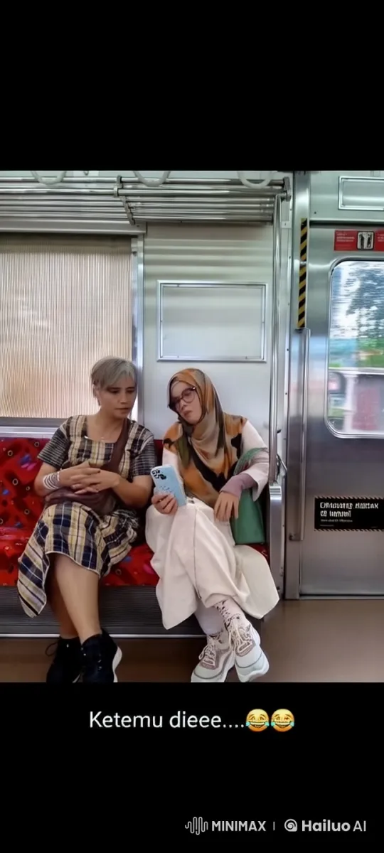 Kung Fu Fight Scene on a Live2D Train Bench – AI Generated Video | Hailuo AI