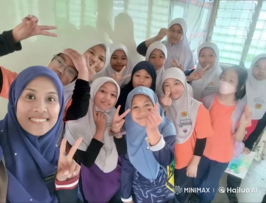 Students Practice Kungfu in School Uniforms – AI Generated Video | Hailuo AI