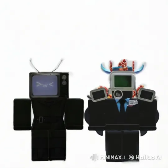 Roblox Avatars Embrace and Leak White Liquid in Loop – AI Generated Video | Hailuo AI