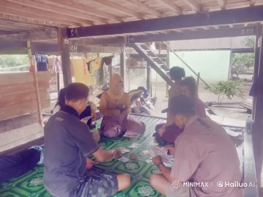 Rustic Setting: Card Game Interrupted by Kung Fu Display – AI Generated Video | Hailuo AI