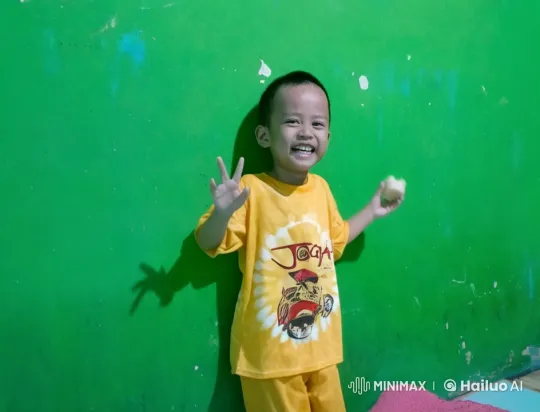 Young Child Practicing Kungfu in Live2D Animation – AI Generated Video | Hailuo AI