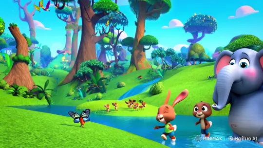 Title: "Brave Bunny's Big Rescue" 🐰🌿 – AI Generated Video | Hailuo AI