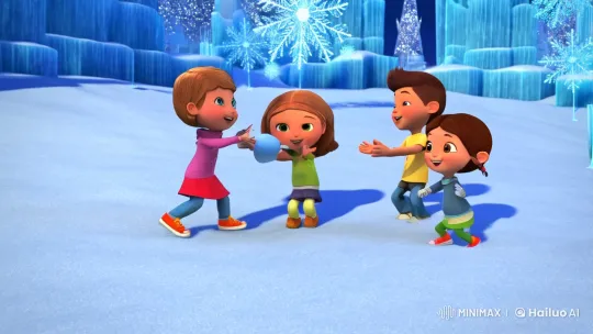 Snowball Fight Leads to Snow Kingdom Adventure – AI Generated Video | Hailuo AI