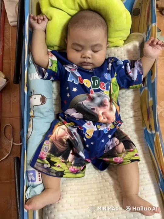 Baby Kung Fu Master in Live2D Crib Adventure – AI Generated Video | Hailuo AI