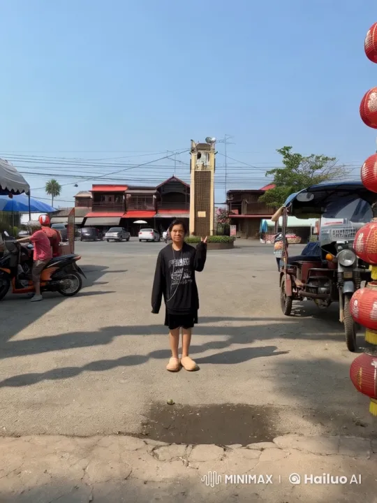Live2D Martial Arts Performance in Bustling Market Setting – AI Generated Video | Hailuo AI