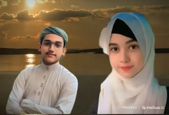 Young Couple's Romantic Moment in Sunset Setting – AI Generated Video | Hailuo AI