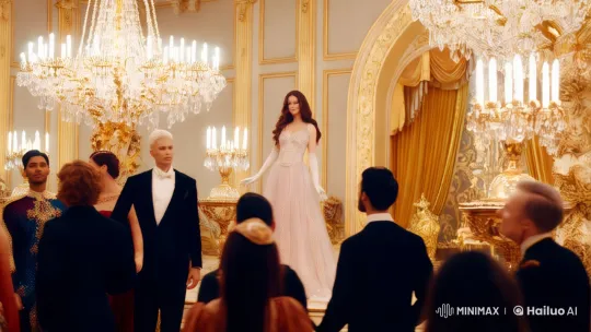 God of Love Ignites Romance at Elegant Ball – AI Generated Video | Hailuo AI