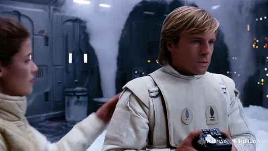 Mark Hamill and Carrie Fisher in Intimate Hoth Scene – AI Generated Video | Hailuo AI