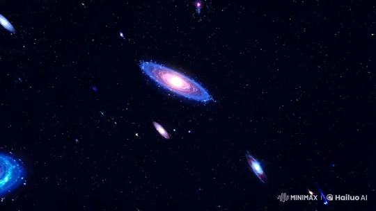 Cosmic Journey: A Spectacular Voyage Through Galaxies – AI Generated Video | Hailuo AI